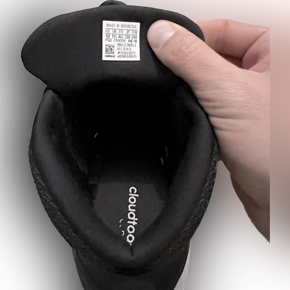 adidas | Shoes | Adidas Basketball Sneaker Shoes Pgd 78906 Blackwhitegum Size 2 | Poshmark